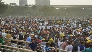 যুবলীগের মহাসমাবেশে জনসমুদ্র